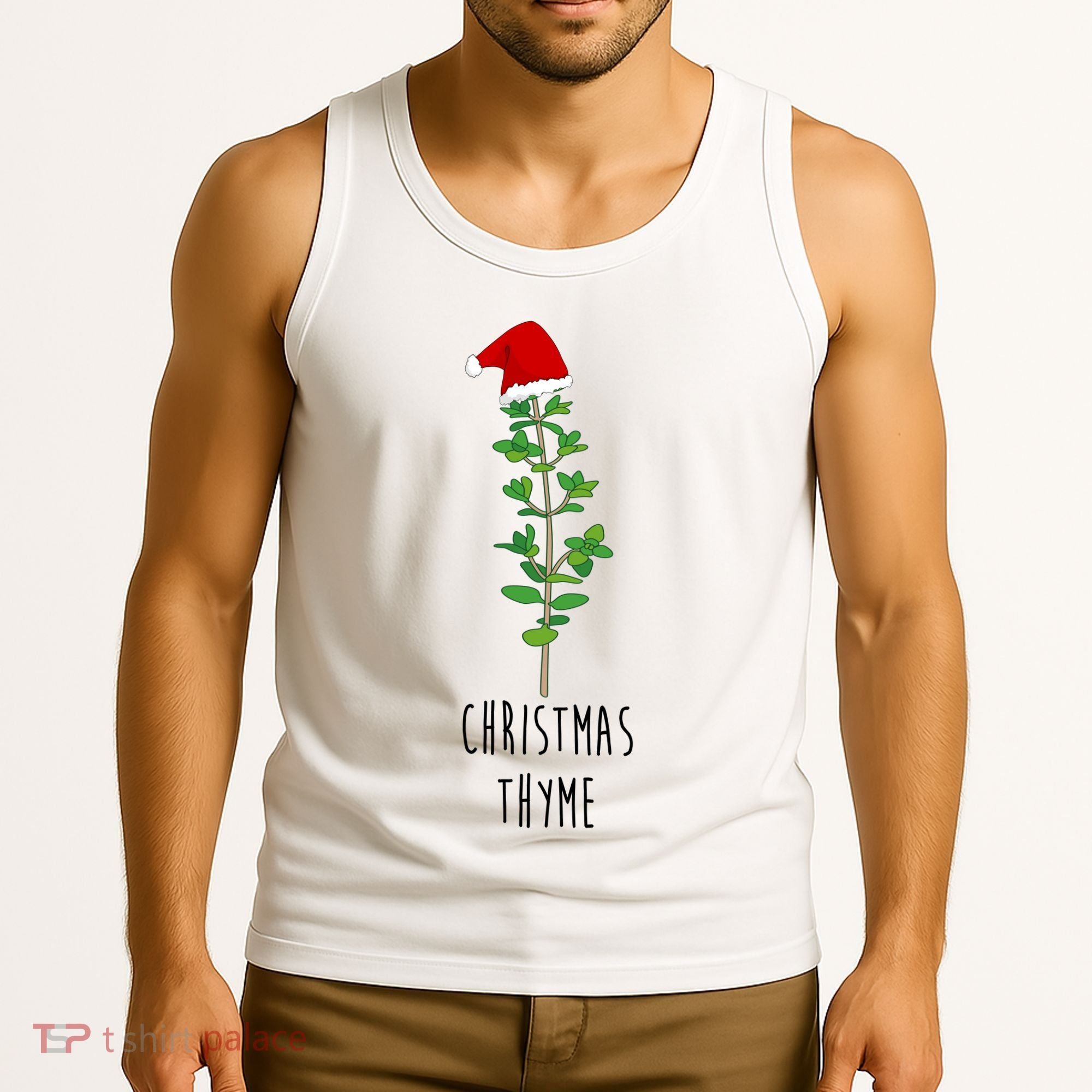 Christmas Thyme Holiday Tank Top