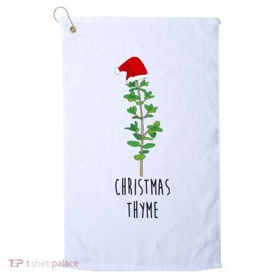 Christmas Thyme Holiday Golf Towel