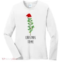 Christmas Thyme Holiday Women's Long Sleeve Shirt thumb 0