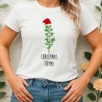 Christmas Thyme Holiday Women's T-Shirt thumb 2