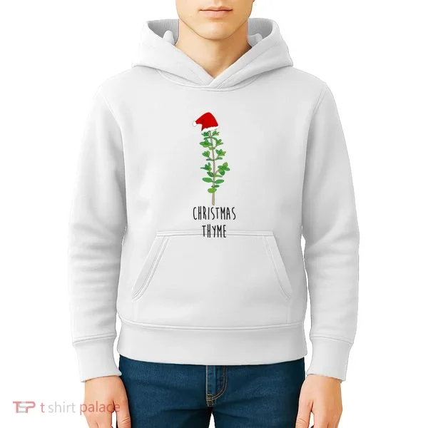 Christmas Thyme Holiday Kids Hoodie