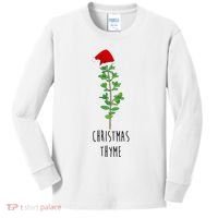 Christmas Thyme Holiday Kids Long Sleeve Shirt thumb 0