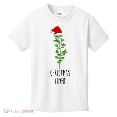 Christmas Thyme Holiday Kids T-Shirt