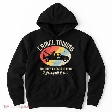 Camel Towing Halloween Retro Hoodie