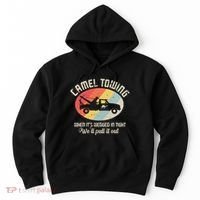Camel Towing Halloween Retro Hoodie thumb 0