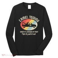 Camel Towing Halloween Retro Long Sleeve Shirt thumb 0
