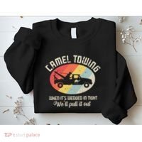 Camel Towing Halloween Retro Sweatshirt thumb 2