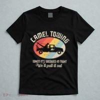 Camel Towing Halloween Retro T-Shirt thumb 5