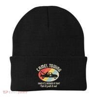 Camel Towing Halloween Retro Beanie thumb 0