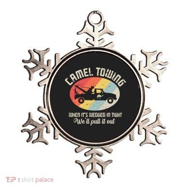 Camel Towing Halloween Retro Ornament