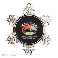 Camel Towing Halloween Retro Ornament thumb 0