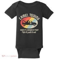Camel Towing Halloween Retro Baby Bodysuit thumb 0