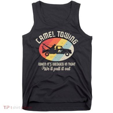 Camel Towing Halloween Retro Tank Top