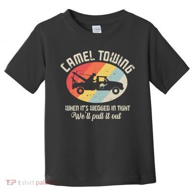 Camel Towing Halloween Retro Toddler T-Shirt