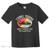 Camel Towing Halloween Retro Toddler T-Shirt thumb 0