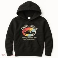 Camel Towing Halloween Retro Kids Hoodie thumb 0