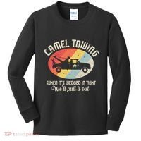Camel Towing Halloween Retro Kids Long Sleeve Shirt thumb 0