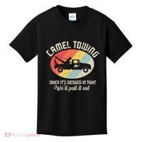 Camel Towing Halloween Retro Kids T-Shirt thumb 0