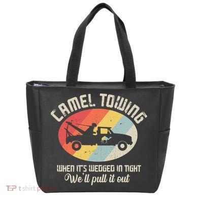 Camel Towing Halloween Retro Tote Bag