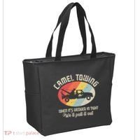 Camel Towing Halloween Retro Tote Bag thumb 2