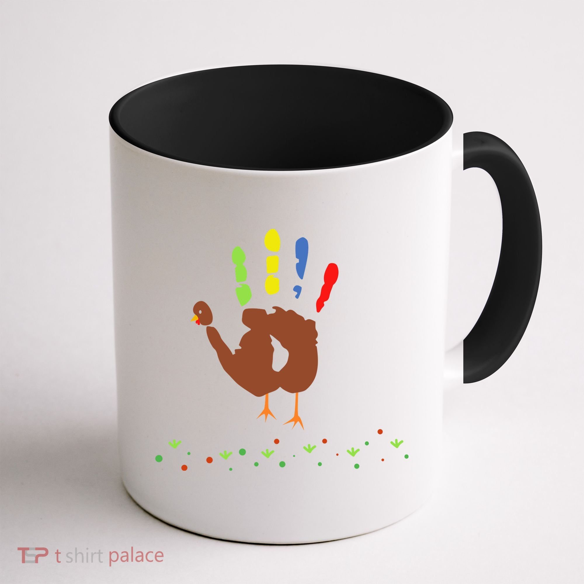 Cutest Turkey Handprint Thanksgiving Coffee Mug