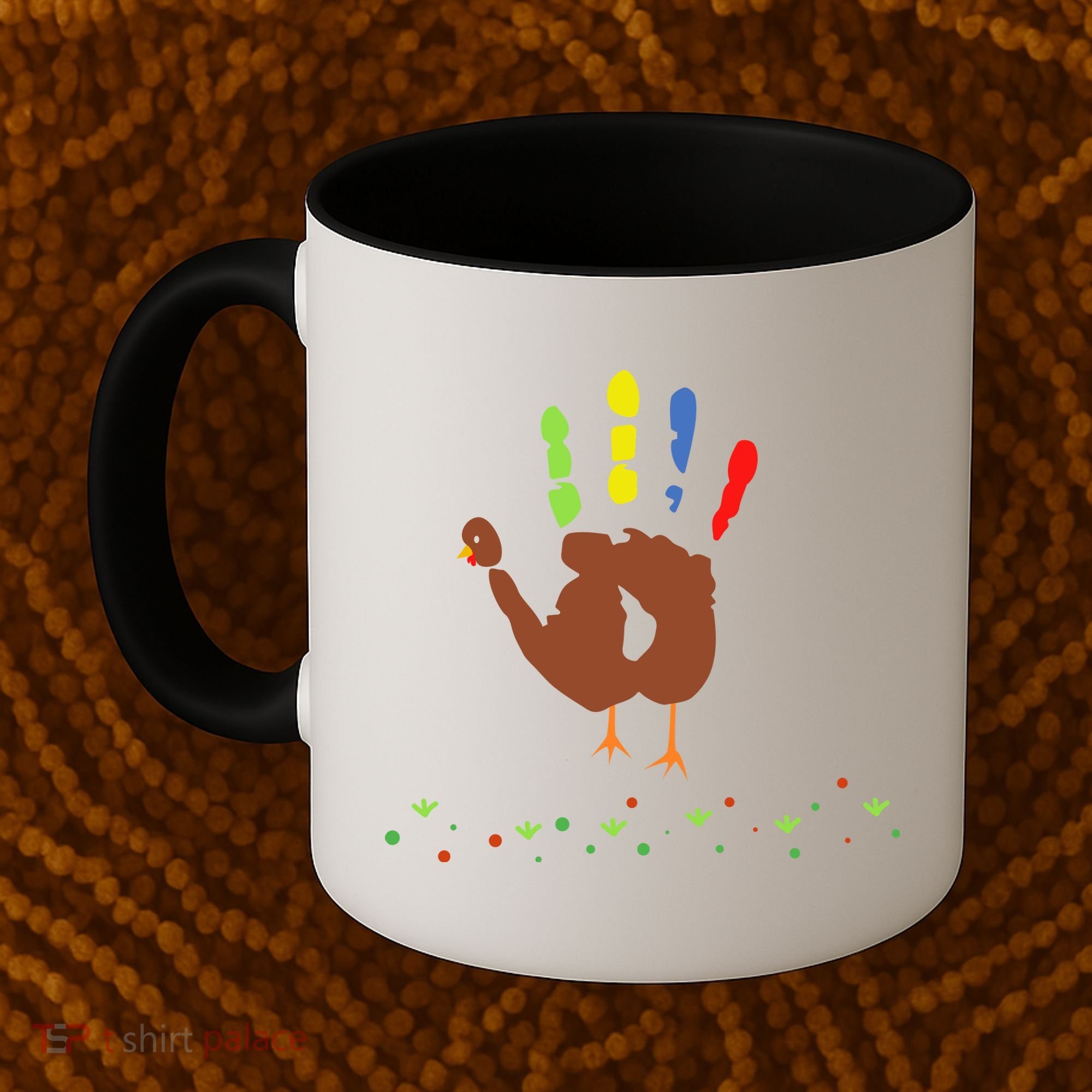 Cutest Turkey Handprint Thanksgiving Coffee Mug