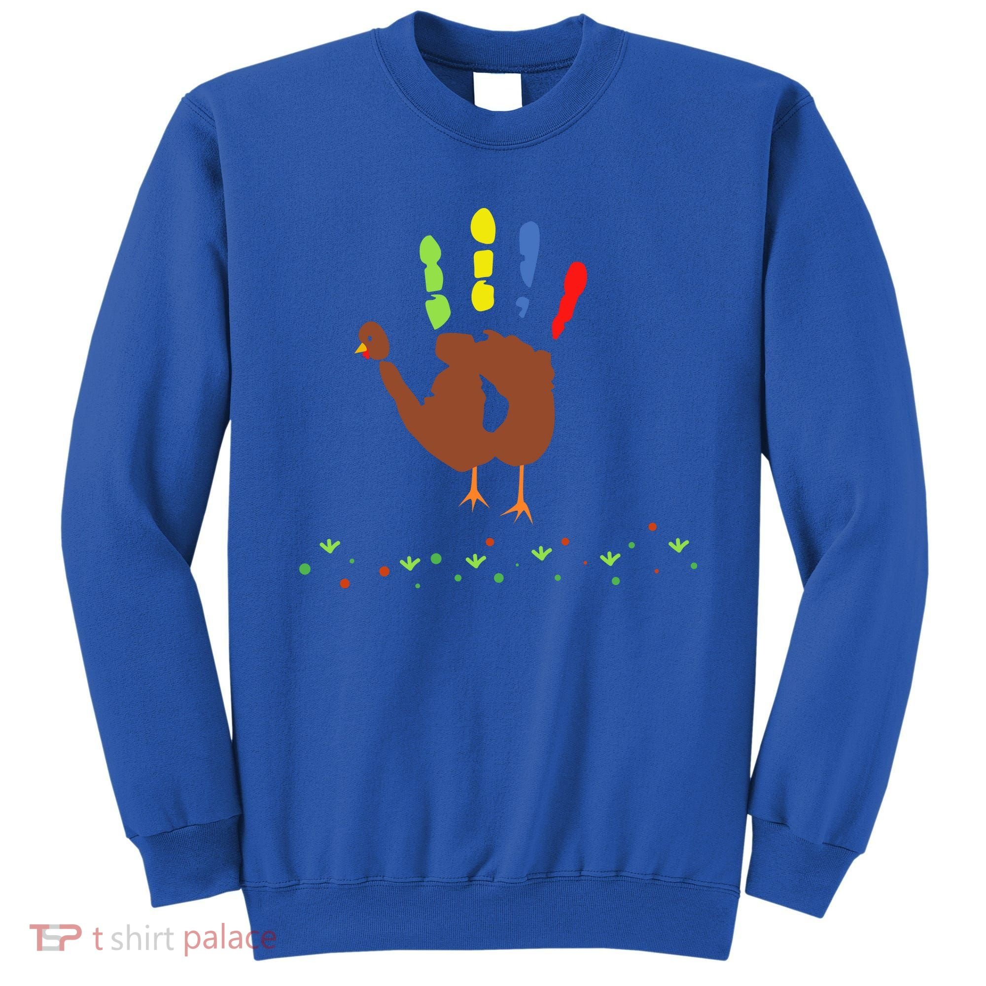 Cutest Turkey Handprint Thanksgiving Sweatshirt
