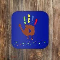 Cutest Turkey Handprint Thanksgiving Coaster thumb 0