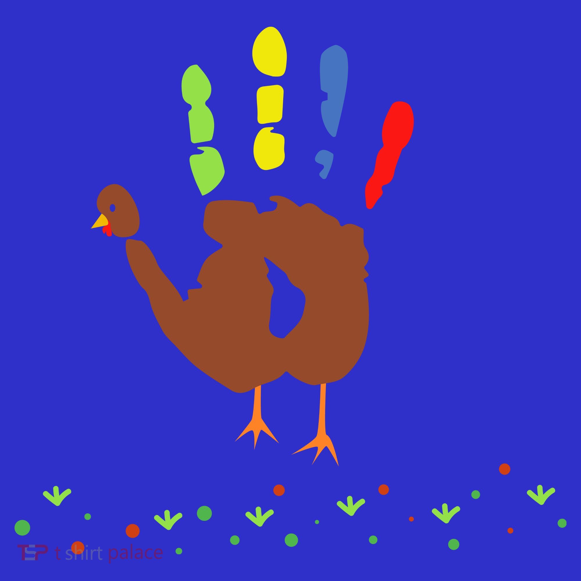 Cutest Turkey Handprint Thanksgiving Women's T-Shirt