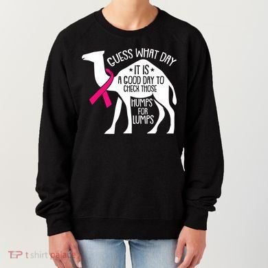 Check Those Humps Lumps Breast Cancer Awareness Warrior Women's Sweatshirt