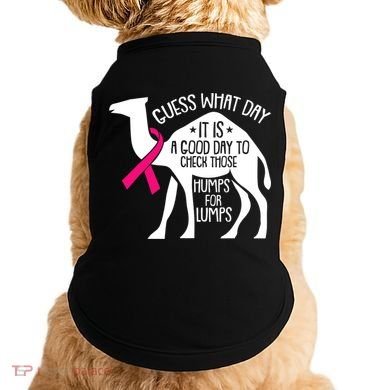 Check Those Humps Lumps Breast Cancer Awareness Warrior Doggie Tank