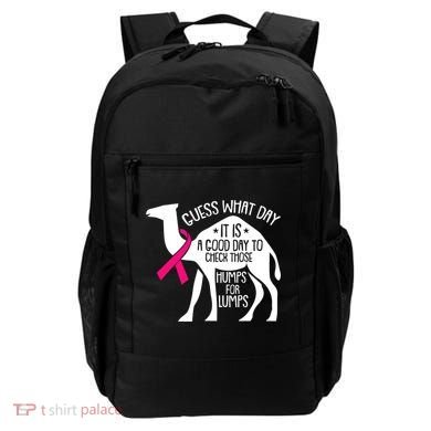 Check Those Humps Lumps Breast Cancer Awareness Warrior Backpack