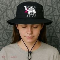 Check Those Humps Lumps Breast Cancer Awareness Warrior Bucket Hat thumb 3