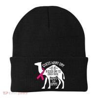 Check Those Humps Lumps Breast Cancer Awareness Warrior Beanie thumb 0