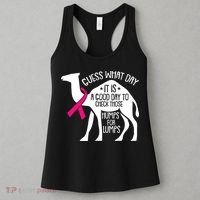 Check Those Humps Lumps Breast Cancer Awareness Warrior Women's Tank Top thumb 3