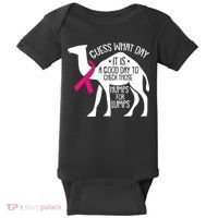 Check Those Humps Lumps Breast Cancer Awareness Warrior Baby Bodysuit thumb 0