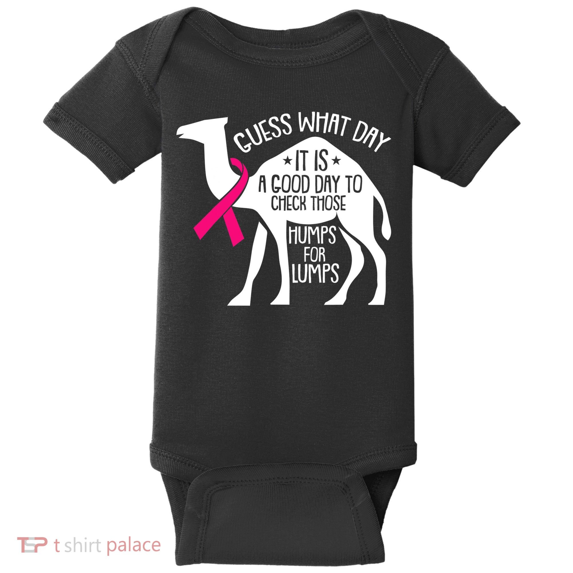 Check Those Humps Lumps Breast Cancer Awareness Warrior Baby Bodysuit