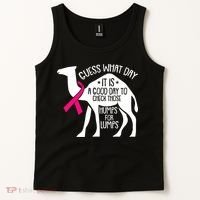 Check Those Humps Lumps Breast Cancer Awareness Warrior Tank Top thumb 2