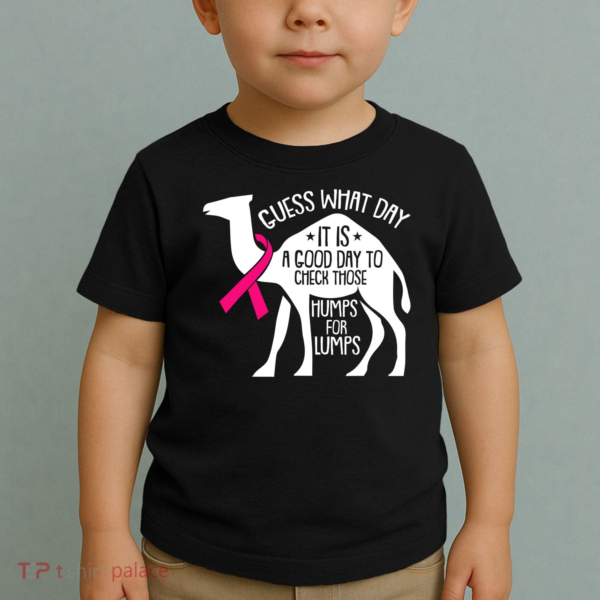Check Those Humps Lumps Breast Cancer Awareness Warrior Toddler T-Shirt