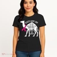 Check Those Humps Lumps Breast Cancer Awareness Warrior Women's T-Shirt thumb 4