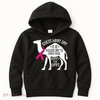 Check Those Humps Lumps Breast Cancer Awareness Warrior Kids Hoodie thumb 0