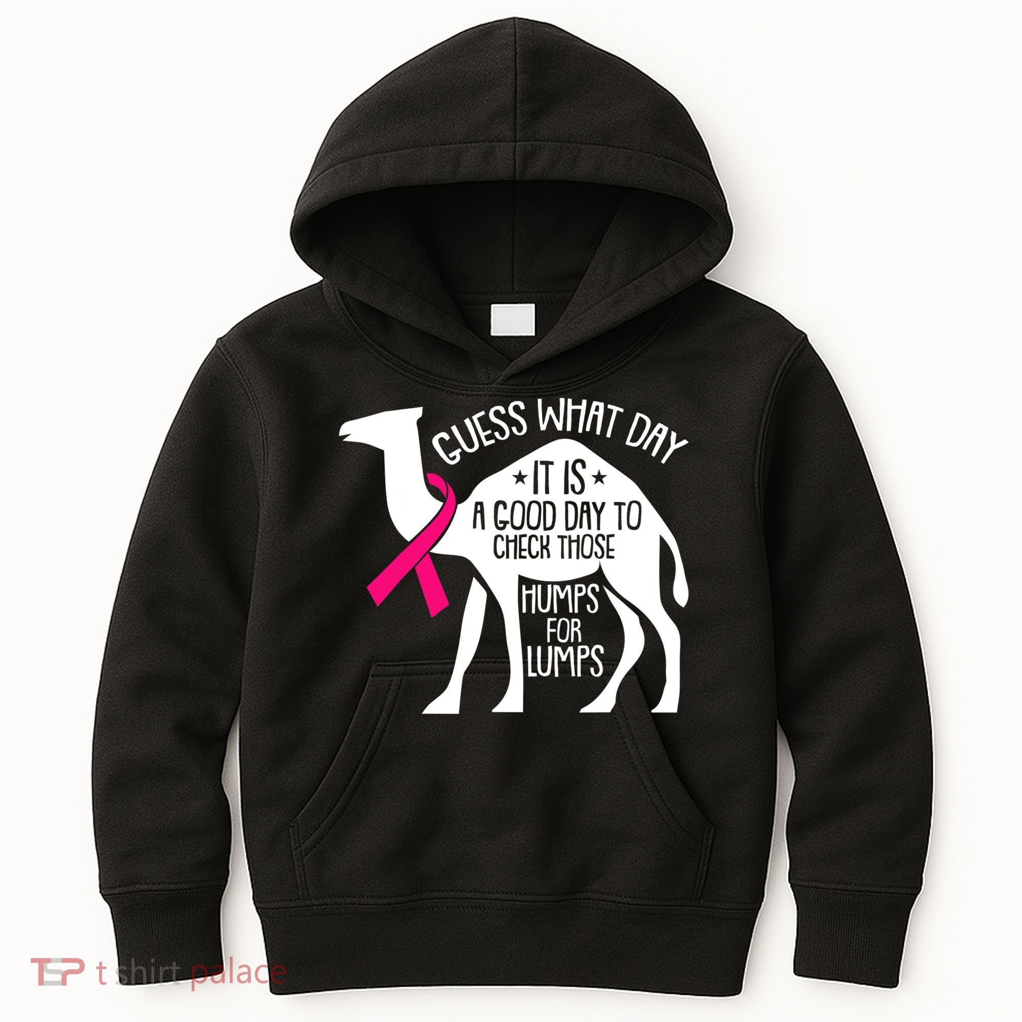 Check Those Humps Lumps Breast Cancer Awareness Warrior Kids Hoodie