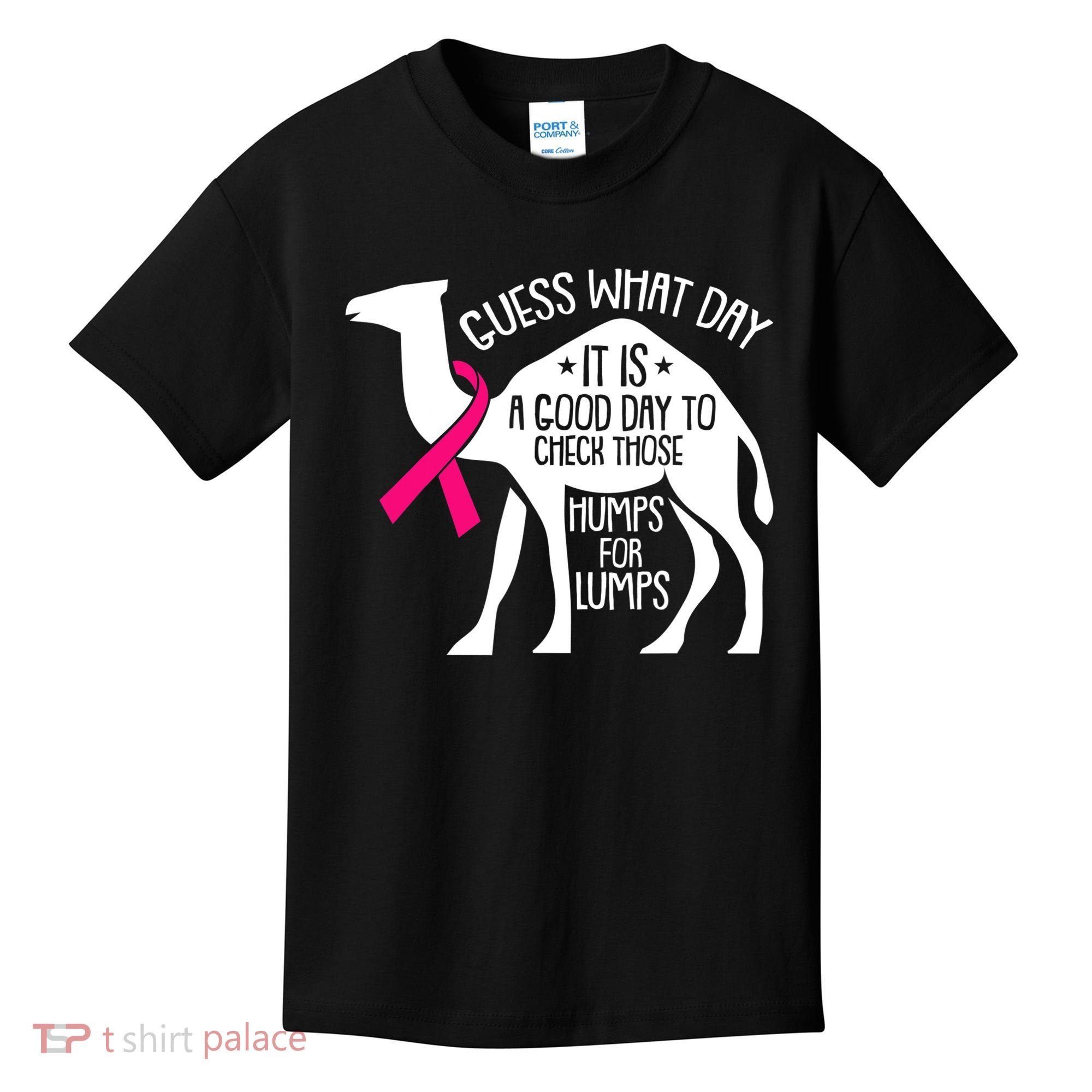 Check Those Humps Lumps Breast Cancer Awareness Warrior Kids T-Shirt