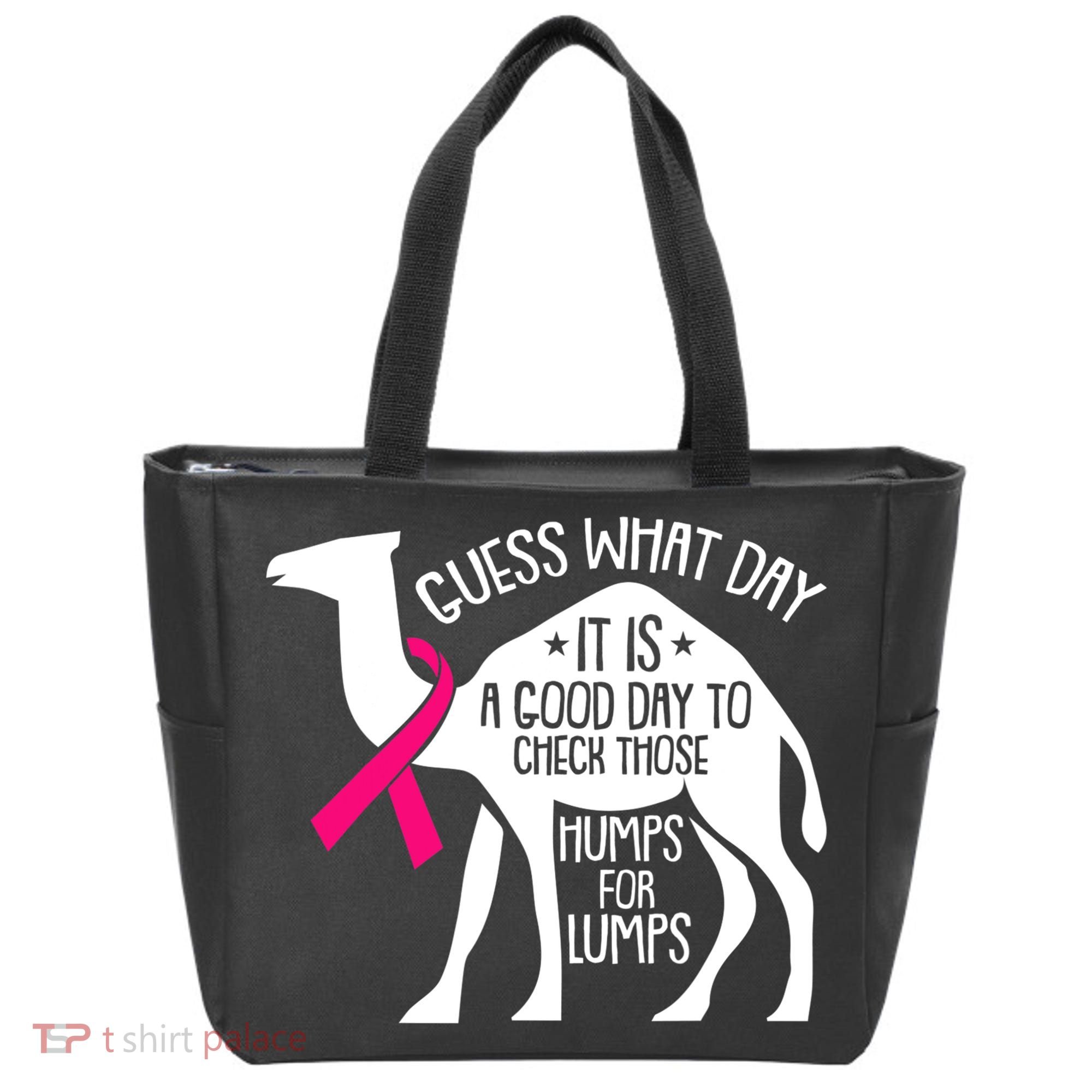 Check Those Humps Lumps Breast Cancer Awareness Warrior Tote Bag