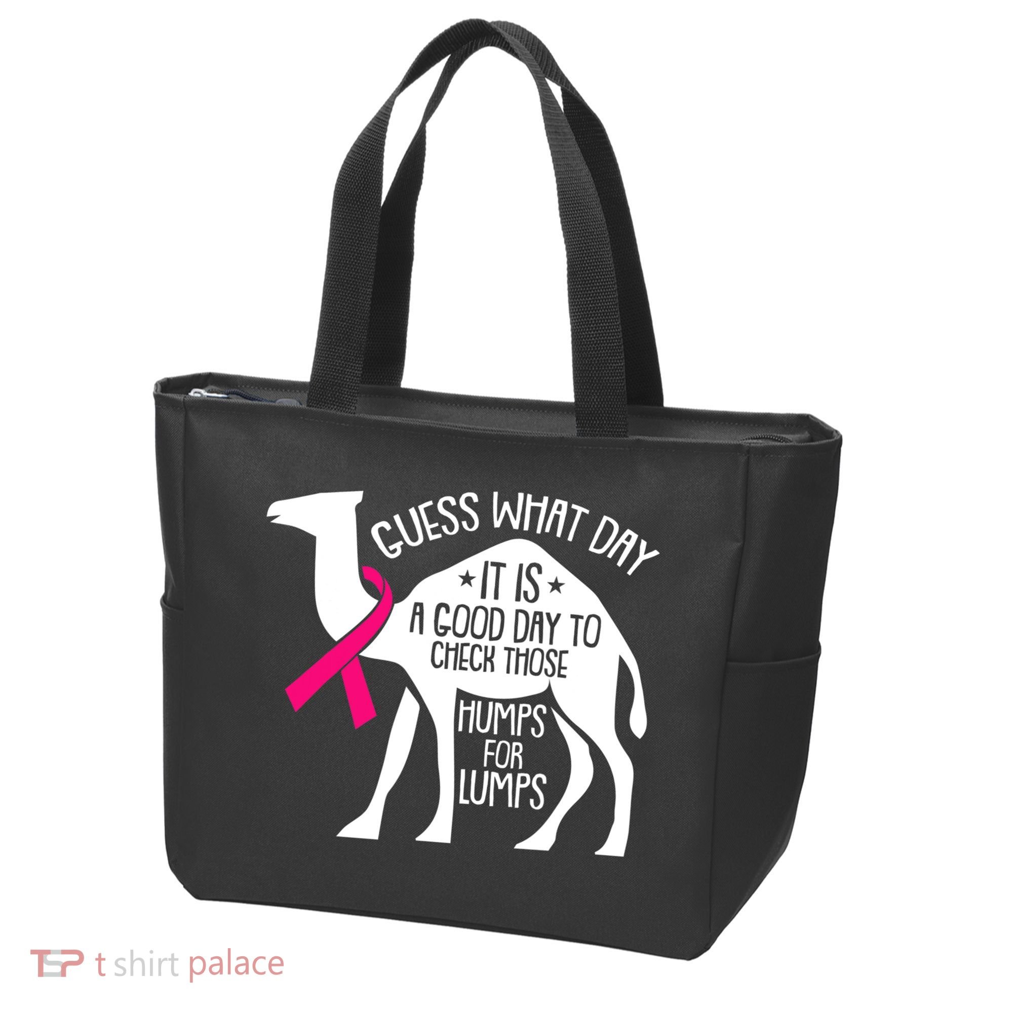 Check Those Humps Lumps Breast Cancer Awareness Warrior Tote Bag