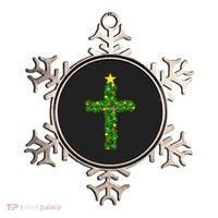 Christmas Tree Holly Cross Ornament thumb 0