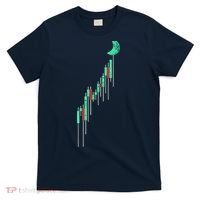 Crypto Trading Hodl Vintage Stock Chart To The Moon T-Shirt thumb 0