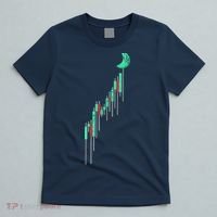 Crypto Trading Hodl Vintage Stock Chart To The Moon T-Shirt thumb 5