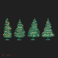 Christmas Trees Holiday Season Women's Sweatshirt thumb 2