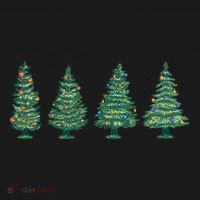 Christmas Trees Holiday Season Coaster thumb 2
